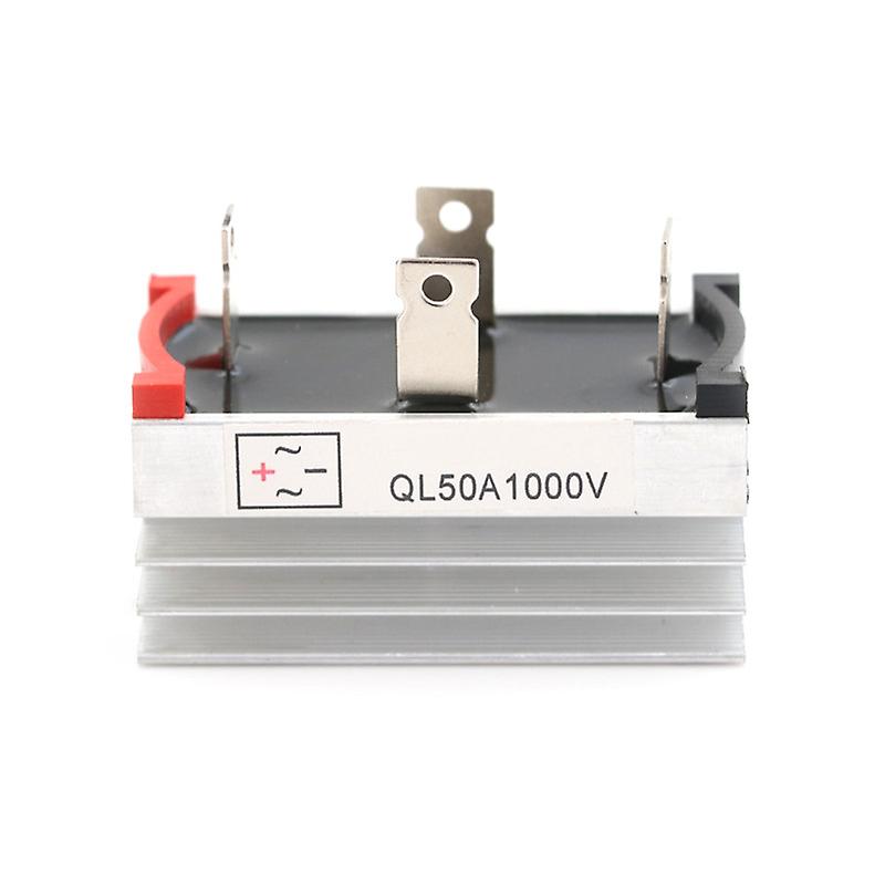 QLF5010 1000V 50A Tək Fazalı 4-Pin Alüminium Qızdırıcı Körpü Düzləşdirici Diod