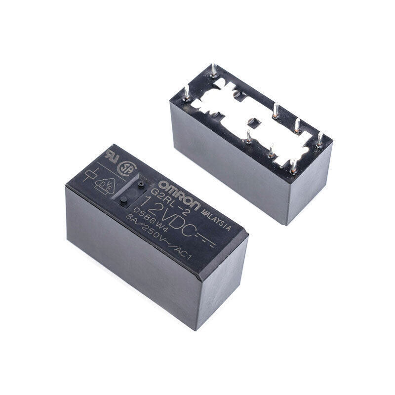G2RL-2-DC12 - Omron  Güc Relesi DPDT 12VDC 8A 
